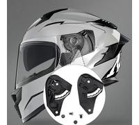 2 Pezzi Piastra Supporto Visiera Per Casco Moto Eurowagens 77011279223N