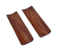 2 Pezzi Piatto da Sushi 18,2 x 5,3cm in Legno Massello Stile Giapponese Piatto da Portata Rettangolare Cracker per la Cena