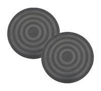 2 Pezzi Piatto Girevole Rotondo in Plastica PP, Rotazione 360 Gradi | Cuscinetto a Sfera in Acciaio, Piedini Antiscivolo, Finitura Liscia, per Cucina e Buffet