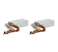 2 Pezzi Piccolo Alimentatore Ampia Area di Dissipazione del Calore Guscio in Lega per Componenti del Computer PS-5221-9 06 Potenza Nominale 220 W 220 V-240 V