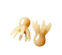 2 pezzi piccolo massaggio polpo per dragare i meridiani, pettine polpo lenisce il cuoio capelluto e allevia lo stress, mini massaggio portatile adatto per uso domestico e in ufficio. Cose buone per le
