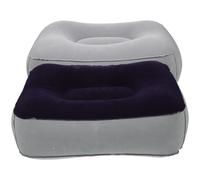 2 pezzi piedi gonfiabili appoggia cuscino floccaggio pvc massaggio del piede