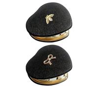 2 Pezzi Piega Per Fare Lo Specchio, Specchio Tascabile, Mini Specchio, Specchio Della Borsetta Femminile, Area Di Viaggio Make -Up Mirror, Regali Per Ragazze (Archi, Api).