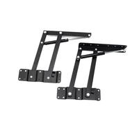 2 pezzi pieghevole sollevabile tavolino da caffè telaio di sollevamento hardware scrivania cerniera montaggio a molla staffa for rack (gas idraulico) Per Mobili(Black B)