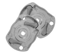 2 Pezzi Pignone Avviamento Strappo Alluminio 40-5 | Ricambio Affidabile, Versione 3wf-3a, Argento, per Irroratori a Benzina e Mini Quad Fuoristrada
