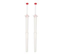 2 pezzi Pinza per sottaceti in acciaio inox e plastica, forchetta multiuso per olive, peperoni, frutta e carne, pinza per barattoli con clip a molla per la cucina
