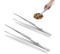 2 Pezzi Pinze Da Cucina (20 Cm E 30 Cm), Pinze Chef, Pinza Chef Professionali, A