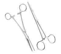 2 Pezzi Pinze per Piercing da 14 cm, Pinza per piercing per orecchini e sfere, Inossidabile Pinza per Pesca, Pinze per animali domestici, per Gioielli, per la Pesca a Mosca