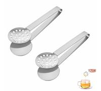 2 Pezzi Pinze Per Spremitura Bustine Di Tè Spremi Bustine Tè Acciaio Inossidabile Accessori In Acciaio Inox Filtro Dispenser Per Ghiaccio Zucchero