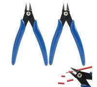 2 Pezzi Pinze per Taglierine di Precisione, Mini Pinze da Taglio Diagonale Tronchesino Modellismo Tronchesi a Filo Diagonali per l'industria Elettronica Lavorazione di Gioielli Creazione Gioielli Blu