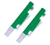 2 pezzi Pipettatore Manuale 10000 Μl Verde in Plastica per laboratorio | Controllo Accurato del Volume, Riduce Errori, per Tecnici e Scienziati in Prove di Calibrazione