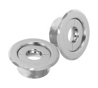 2 Pezzi Placca Copertura per Sprinkler Antincendio Incassato 2,3cm | Acciaio Inossidabile, Semplice e Sicuro, Mantiene la Forma Sotto Calore, Facile da Pulire