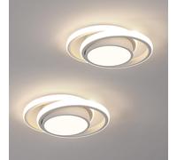 2 pezzi plafoniere a LED lampada da soffitto 32W 2350LM Creativo plafoniere