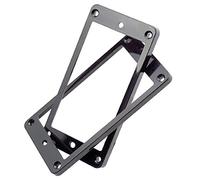 2 pezzi plastica chitarra elettrica Humbucker Pickup Ring Frame 7 x 8,5 mm nero