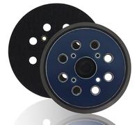 2 Pezzi Platorello Abrasivo 125 mm con Hook e Loop 8 Fori per Levigatrice Eccentrica, Tampone per Levigatrice di Ricambio da Gekufa