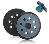 2 Pezzi Platorello di Levigatura di Ricambio Gancio e Anello Levigatrice pad Disco Abrasivo Adesivo 125 mm Platorello Strappo 125 mm per Lucidatura ad Alta Velocità, Levigatrice a Disco e Secco