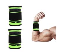 2 Pezzi Polsiere Elastica, Tutore di Polso Sportiva Traspirante, Polsiera di Supporto, Fascia a Compressione da Polso Donna, Sostegno di Tunnel Carpale Uomo per Palestra/l'esercizio Quotidiano