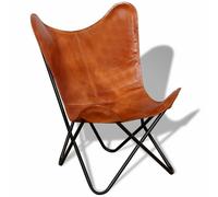 2 Pezzi Poltrona Farfalla Retro PARRYS LEATHER WORLD In Pelle Buffalo 250 lb