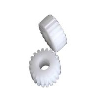 2 pezzi POM 1 modulo 10 11 12 13 14 15 16 17 18 19 denti ingranaggio in nylon di plastica 5 mm 6 mm 6,35 7 8 9 ingranaggio diametro foro 10 mm(8mm,17 Teeth)