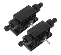 2 Pezzi Pompa di Trasferimento Liquidi Compatta, Portatile | Design Compatto, Alta Efficienza e Misure di Sicurezza Multiple, Struttura in Plastica e Metallo, Nero