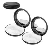 2 pezzi porta apparecchio denti,con specchio,porta bite dentale portatile,scatola per apparecchi ortodontici,scatola di immagazzinaggio per dentiera, per paradenti,dentiere(Nero)