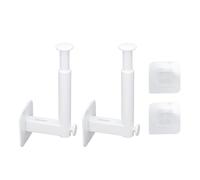 2 Pezzi Porta Cappelli, Ganci Per Cappelli Da Baseball Retrattile Cappelli Organizer Rack Forti Ganci Adesivi Per Cappelli Da Parete Porta Cappelli Organizer Per Armadio (Bianco)
