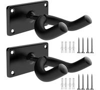 2 Pezzi Porta Chitarra da Muro Confezione, Supporto per chitarra a gancio per chitarra Supporto per per Chitarra Acustica, Chitarra Elettrica, Chitarra Classica, Basso e Ukelele
