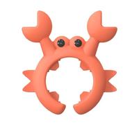 2 Pezzi Porta Cucchiaio Granchio, Poggiacucchiaio Da Cucina Granchio, Poggiamestolo Silicone Granchio, Poggia Mestolo Con Clip Per Pentole, Gadget Da Cucina, Porta Mestolo Da Appggio Resistente Al