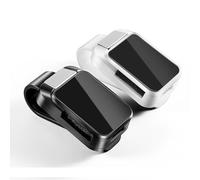 2 Pezzi Porta Occhiali Auto Gadget per Dr Evo 3 2020-2025 2026, Supporti per Occhiali da Sole da Auto Portaocchiali Supporto Visiera, Clip per Visiera, in Bianco e Nero