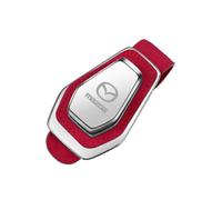 2 Pezzi Porta Occhiali Auto per Mazda 2 3 6 DJ BM BP GJ CX3 CX-5 CX5 CX 5 CX7 CX9 MX5, Supporto Magnetico per Occhiali da Visiera Supporto per Occhiali Sole da Auto Clip Biglietti,Red
