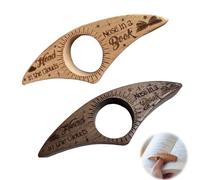 2 pezzi porta pagine per libro, supporto laterale per libro, segnalibri in legno, accessori per libri, accessori per lettura, accessori da lettura, regali per insegnanti e amanti dei libri