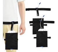 2 Pezzi Porta Sacca Catetere Da Gamba, Copertura Con Cintura Per Supporto Sacca Urinaria Da Gamba, Invisibile Supporto Per Sacca Gamba Del Catetere, Utilizzato Per Sacca Porta Catetere E Catetere