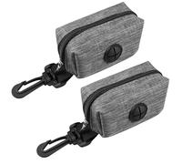 2 Pezzi Porta Sacchetti per Cacca di Cane, Distributore di Sacchetti per Escrementi, Poop Bag Holder, Distributore di Cacca di Sacchetto Universale, per Portare a Spasso Il Cane, Fare Escursioni