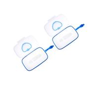 2 Pezzi Porta Salviette Umidificate Portatile a Cuore Clip Cintura | Plastica PP e Silicone, Chiusura a Pressione, Cordino e Due Scatole, per Cambio Pannolino