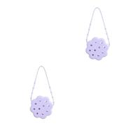 2 Pezzi Porta Sapone da Doccia in Silicone Sospeso con Drenaggio | Supporto per Tavolette e Sacchetti Aromatici, Base Testurizzata Antiscivolo, Uso in Doccia e Vasca