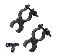 2 Pezzi Porta Stampelle,Porta Bastone per Sedia a Rotelle,Stampelle Supporto,Accessori per Staffe per Bastone Universali,360° Supporto per Canna per Deambulatore,Sedia a Rotelle Elettrica,Scooter