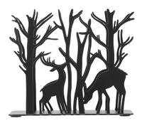 2 pezzi Porta tovaglioli Dispenser for scavati in acciaio inossidabile Scava fuori modello Rack Per Bar Cucina