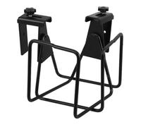 2 Pezzi Porta Tubo Giardino da Parete in Metallo Nero, Supporto