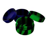 2 Pezzi Porta wax jar hash tabacco in silicone