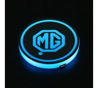 2 Pezzi portabicchieri auto per MG ZS MG4 MG5 ZS EV MG3 MG6 MG7 7 colori Acrilico tappetino USB ricaricabile LED bevande sottobicchieri accessori