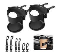 2 Pezzi Portabicchieri per Auto, Portabicchieri da Auto, Supporto per Bocchette dell’Aria dell’auto, Portabicchieri per Ventilazione, per Termos Tazza di Caffè Bevanda Portacenere
