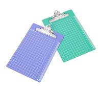 2 Pezzi Portablocco A5 in Plastica Blu, Leggero e Robusto | Morsetto Stabile, Superficie Liscia, Facile da Trasportare, Adatto per Clinica e Scrittura in Piedi