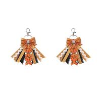 2 pezzi portachiavi sportivo leopardo glitterato per animare il basket di calcio