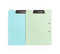 2 pezzi portadocumenti A4 clip for firma del contratto for riunioni di lavoro organizer for documenti multifunzionale raccoglitore con guscio duro for scrittura file espandibile(C)