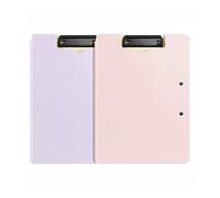 2 pezzi portadocumenti A4 clip for firma del contratto for riunioni di lavoro organizer for documenti multifunzionale raccoglitore con guscio duro for scrittura file espandibile(B)