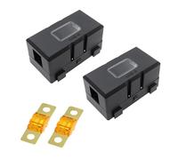 2 Pezzi Portafusibili 12V Alta Corrente ANS per Auto, Camion e Veicoli con 2 Fusibili Midi Avvitabili 40A, Resistente al Calore e A prova di Schizzi, Adatto a Veicoli, Macchine Agricole e Autobus