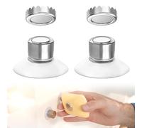 2 Pezzi Portasapone Magnetico da Parete Senza Perforazioni Alta Qualità con Iman Potente e Protezione Integrata Progettazione Autoadesivo per Bagno e Cucina Stabile Duratura