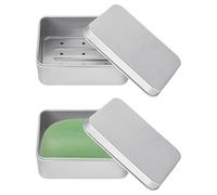 2 Pezzi Portasapone per Bagno Cucina, Porta Shampoo Solido, Porta Sapone con Scolapiatti Drenaggio Rapido ed Efficiente, per l'uso a Casa o in Viaggio