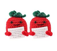 2 pezzi positivi per Potato Pocket Hug, Mini Peluche Personaggi Divertenti Positivi Pomodoro Bambola, Regalo Mutacher, Migliore Amico, Regalo Motivazionale per Fidanzata, Famiglia, Amico, Paziente