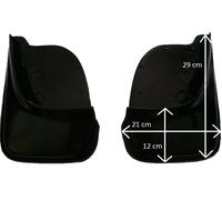 2 pezzi Posteriore, Paraspruzzi auto per Citroen C3 Aircross MK II 2017-2025 Hat